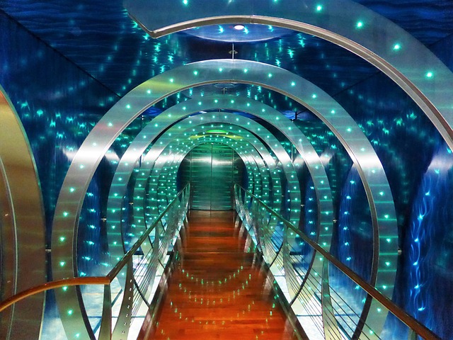 LED osvětlení tunelu